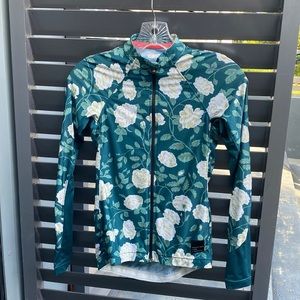 Floral Long Sleeve Bike Jersey
